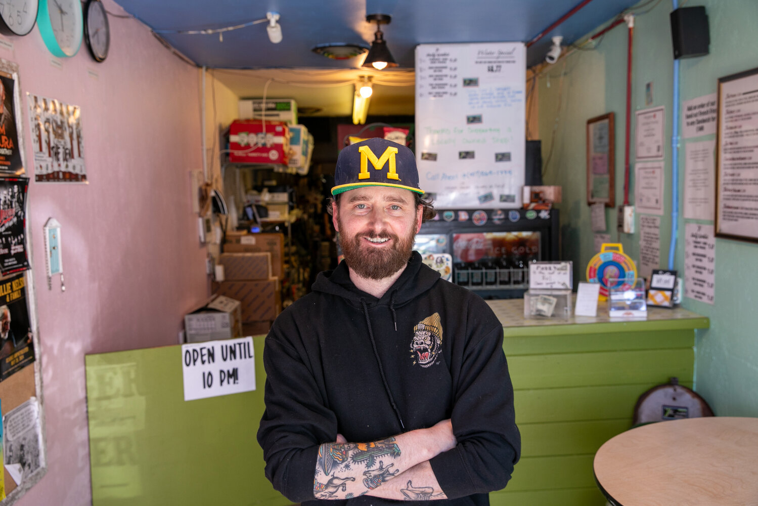 Chris Turbov and his team make up to 720 sandwiches daily at the 7th on Walnut eatery downtown, a small storefront built in a former breezeway.